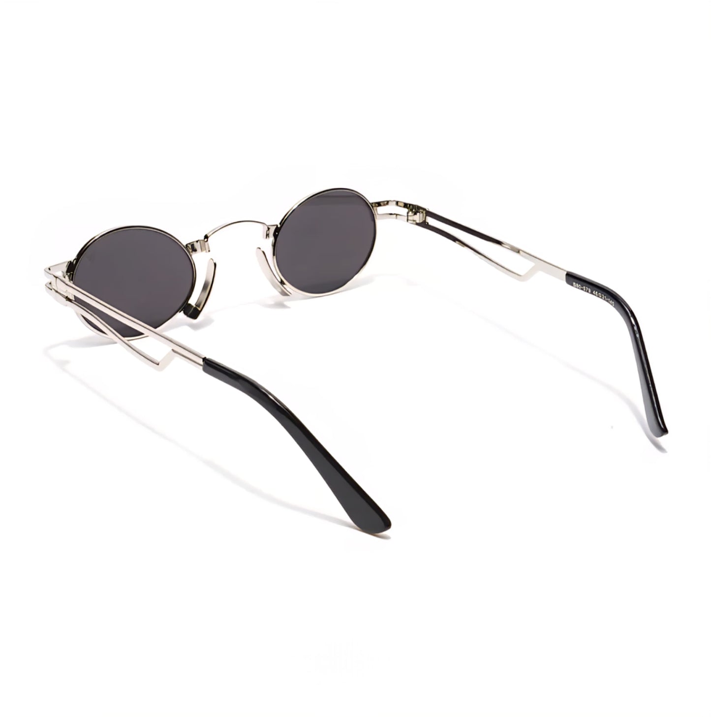 Orbit Luxe Unisex | Silver Black Round Sunglasses Men & Women By Zest-ZESG41