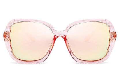 imax Oversized Sunglasses for Women Square Polarized Sparkling Frame I ZESG54