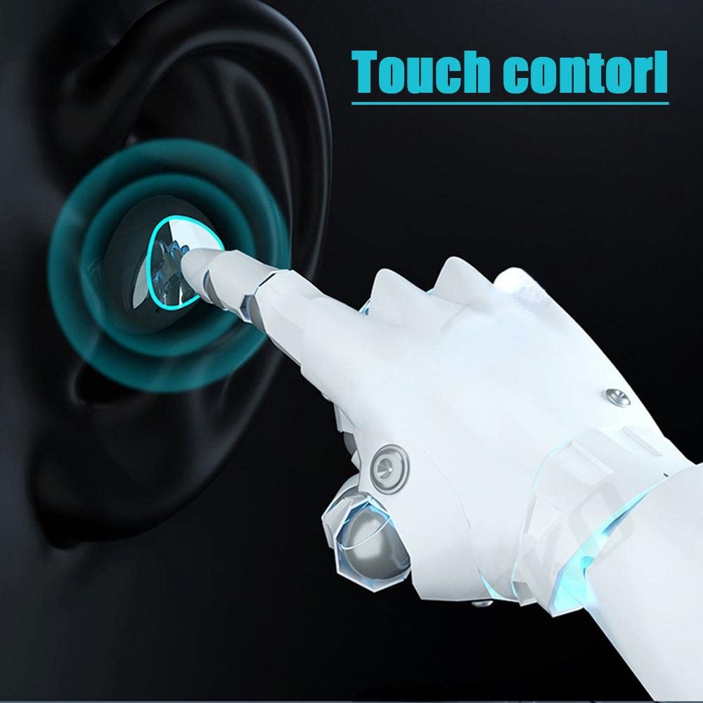 imax Premium M10 TWS Bluetooth 5.1 Wireless Earbuds Super Deep Bass with Mic & Charging Case – Black I ZSNGG02