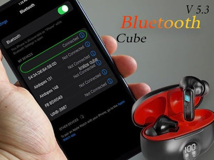 Imax Cube TWS Earbuds | 30H Playtime, Bluetooth 5.3, Noise Isolation, Type-C Fast Charging, IPX4 I ZSNGG5