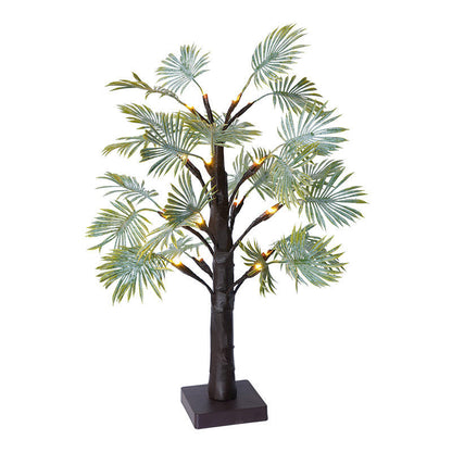 Premium LED Glowing Palm Leaf Tree Light – Warm White, Plastic Design, IP44 Rated for Outdoor & Indoor Décor, Thanksgiving, Christmas & Holiday Events