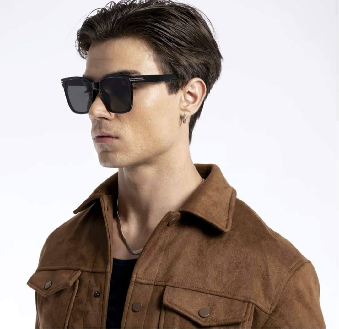 Premium Luxe Sunglasses Verve | Z Black Wayfarer Rimmed Sunglasses ZESG70