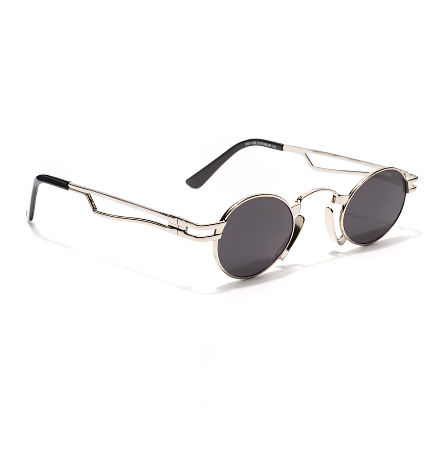 Orbit Luxe Unisex | Silver Black Round Sunglasses Men & Women By Zest-ZESG41