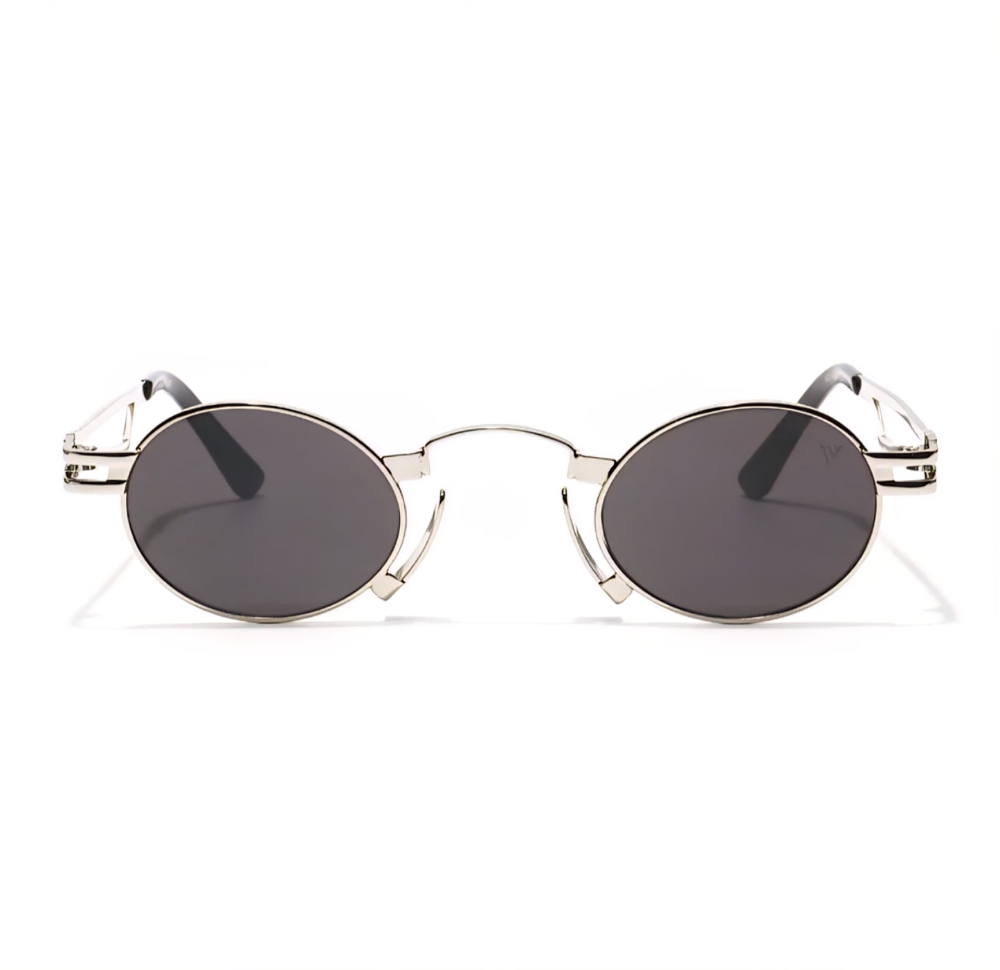 Orbit Luxe Unisex | Silver Black Round Sunglasses Men & Women By Zest-ZESG41