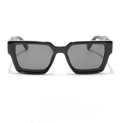 Phantom Luxe Sunglasses | Black Wayfarer |Unisex Men & Women Premium| - ZESG91