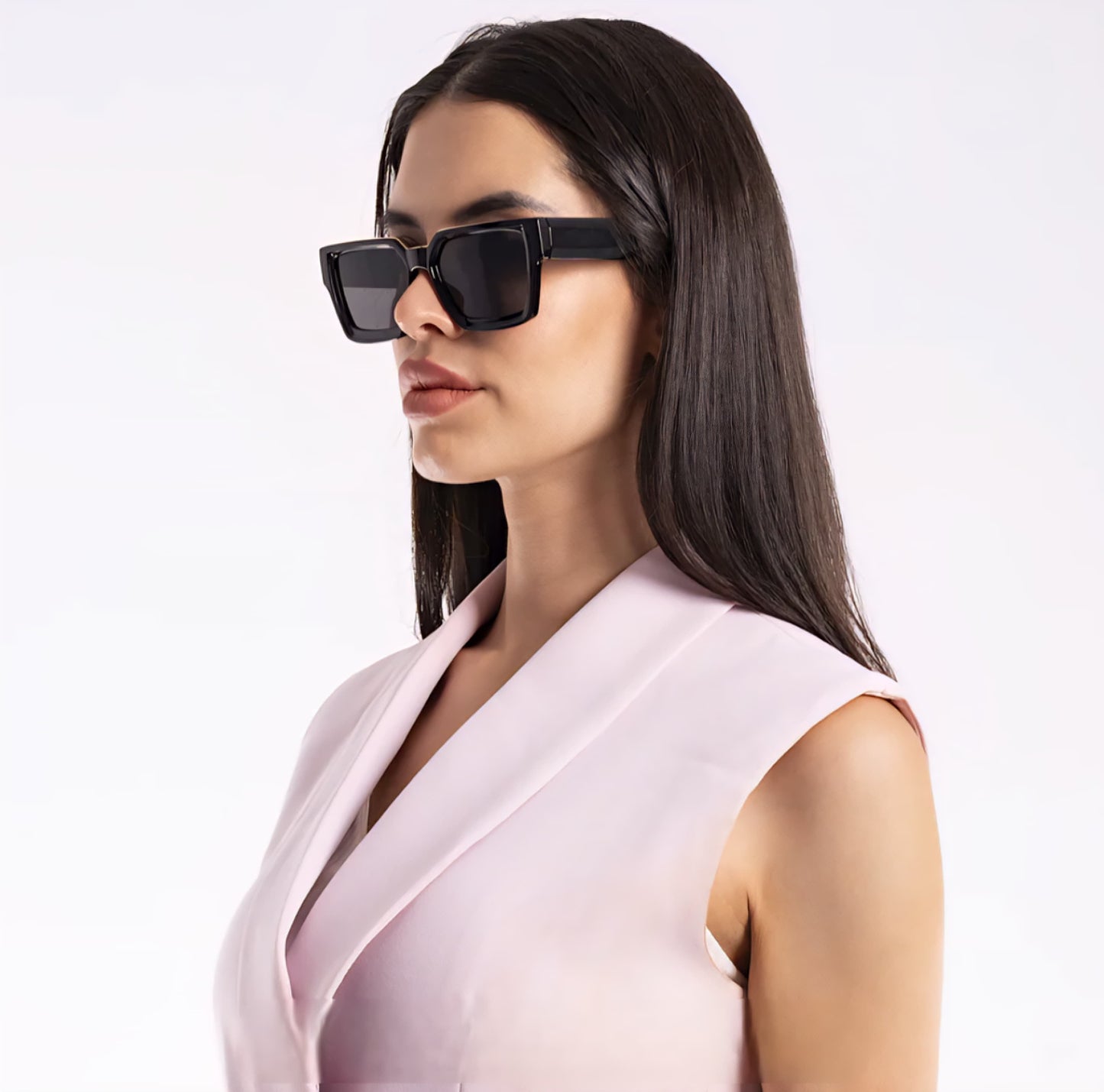 Phantom Luxe Sunglasses | Black Wayfarer |Unisex Men & Women Premium| - ZESG91