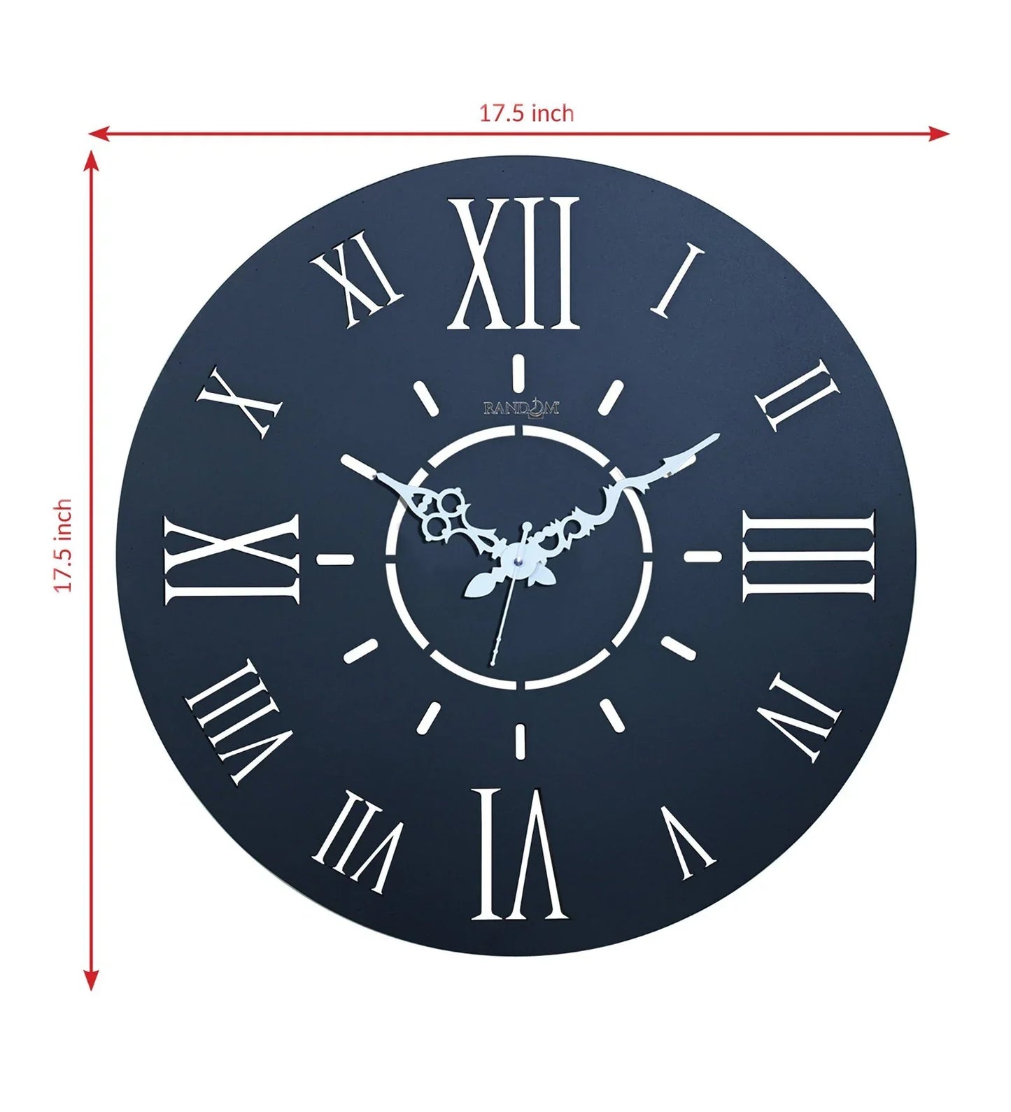 Blue MDF Hang One Wall Clock – Stylish & Modern Timepiece for Every Room